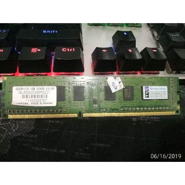 Ram UNIFOSA GDDR3-1333 1GB 128MX8 Memory | BigBuy360 - bigbuy360.vn