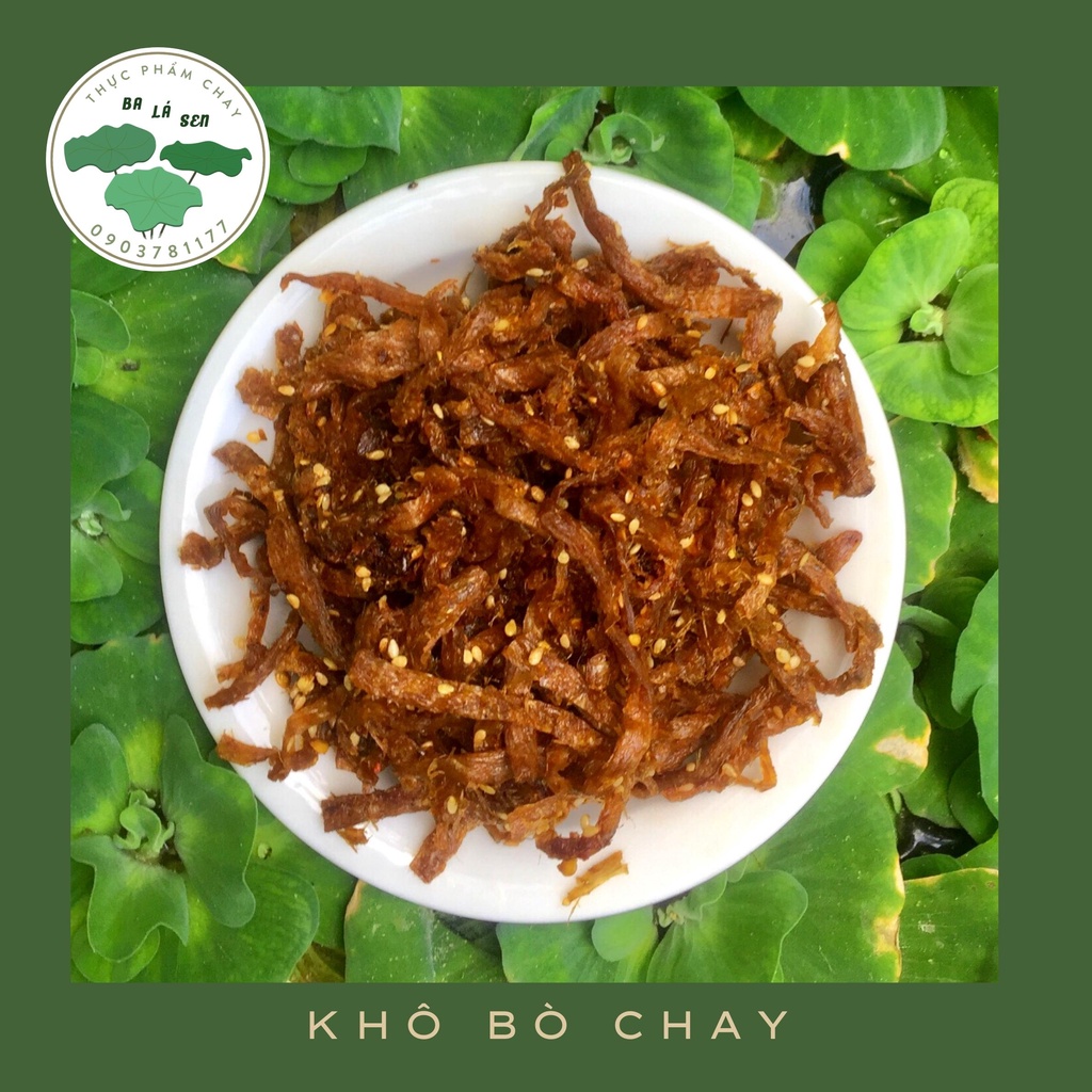 Khô bò chay Ba Lá Sen chế biến sẵn, bảo quản lâu 100g