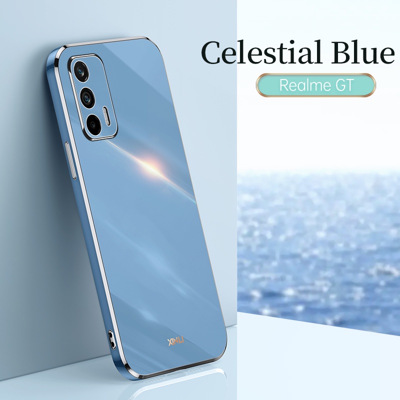 Ốp điện thoại khung vuông chống rơi cho Realme Q2 Q3 Pro Q3i GT Q3i 5G 4G