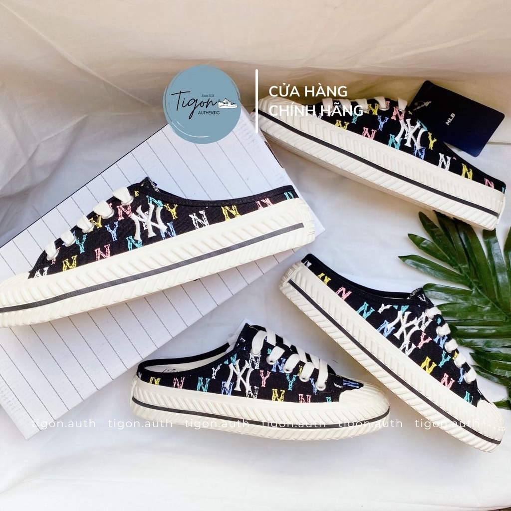 Giày Sục MLB Chính Hãng - Giày Đạp Gót MLB Mule Monogram  Tigon.auth