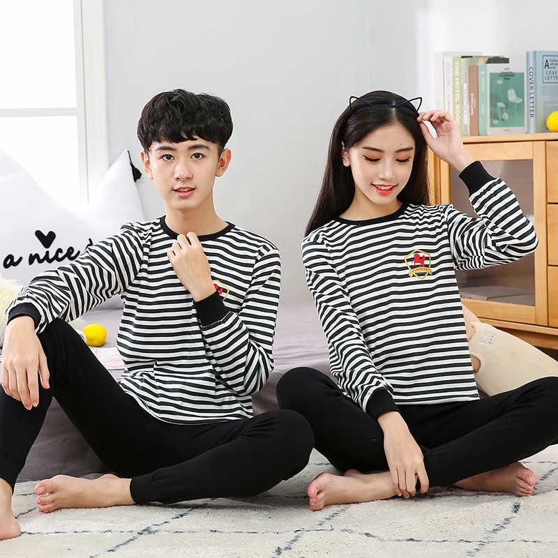 Bộ Đồ Ngủ 3 Món Bằng Cotton Họa Tiết Hoạt Hình Cho Bé