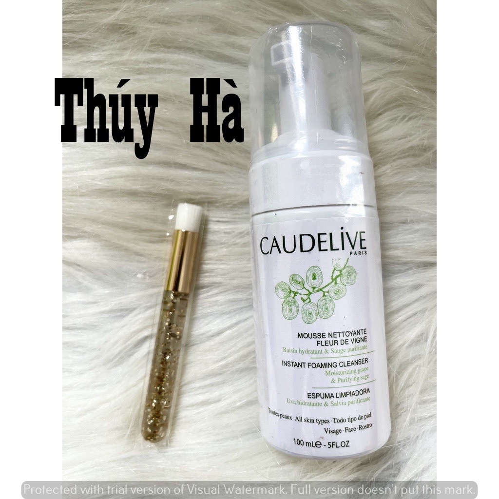 COMBO VỀ SINH XANH ( bọt vệ sinh mi + cọ 1 cây)_dụng cụ mi_THÚY HÀ