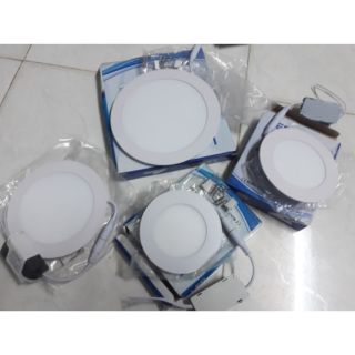 10 bộ đèn led âm trần 6w tròn trắng