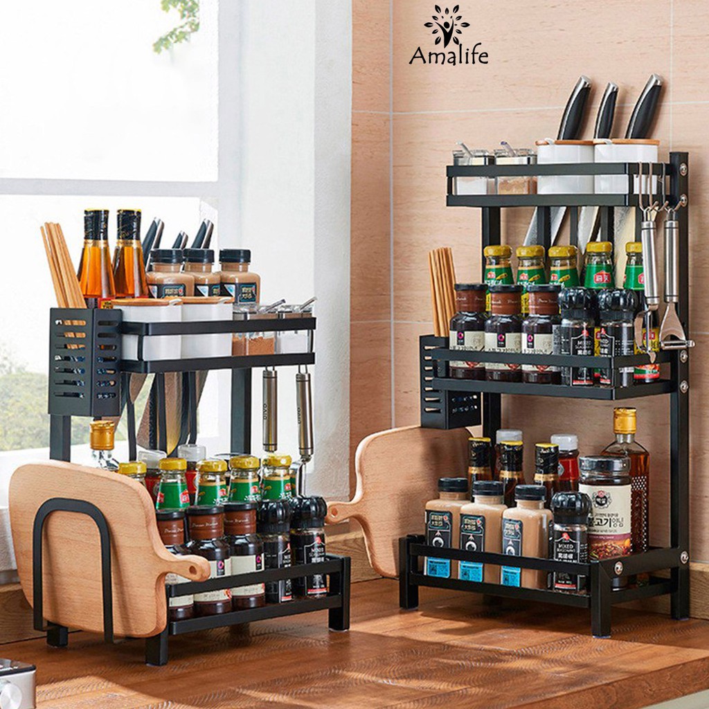 Kệ Để Gia Vị Đa Năng Chọn Size – Thép Sơn Tĩnh Điện Cao Cấp – Kệ Gia Vị Khung Thép Sơn Tĩnh Điện Cao Cấp – Hãng Amalife