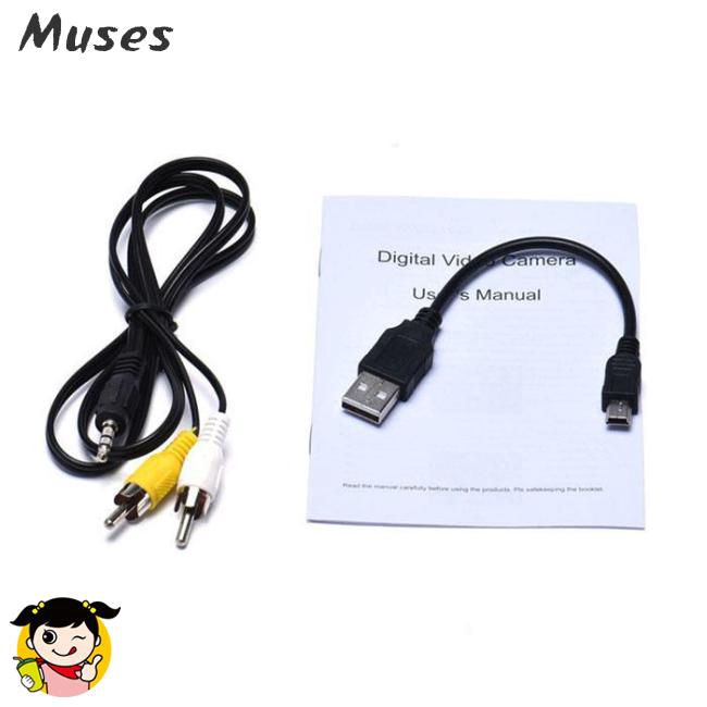 Muse07 Handheld Home Digital Video Camera Camcorder DV 16x Digital Zoom HD 1080P Night Vision Recording | BigBuy360 - bigbuy360.vn