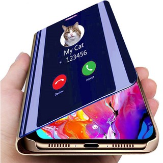 Ốp Điện Thoại Lật Gương Thông Minh Sang Trọng Cho iPhone 15 Pro Max 14 13 12 11 Pro Max 12 Pro 13 14 Pro Max XR XS Max X Bao Da Đứng Cho iPhone 7 8 Plus 14 15 Plus