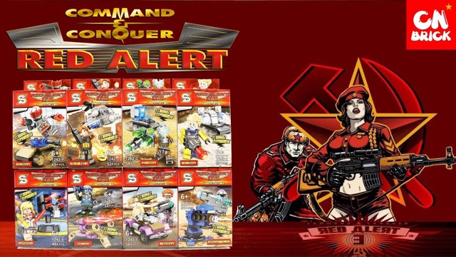 🔥 Lắp Ráp SY1242 Set 8 Nhân Vật Red Alert 🔥