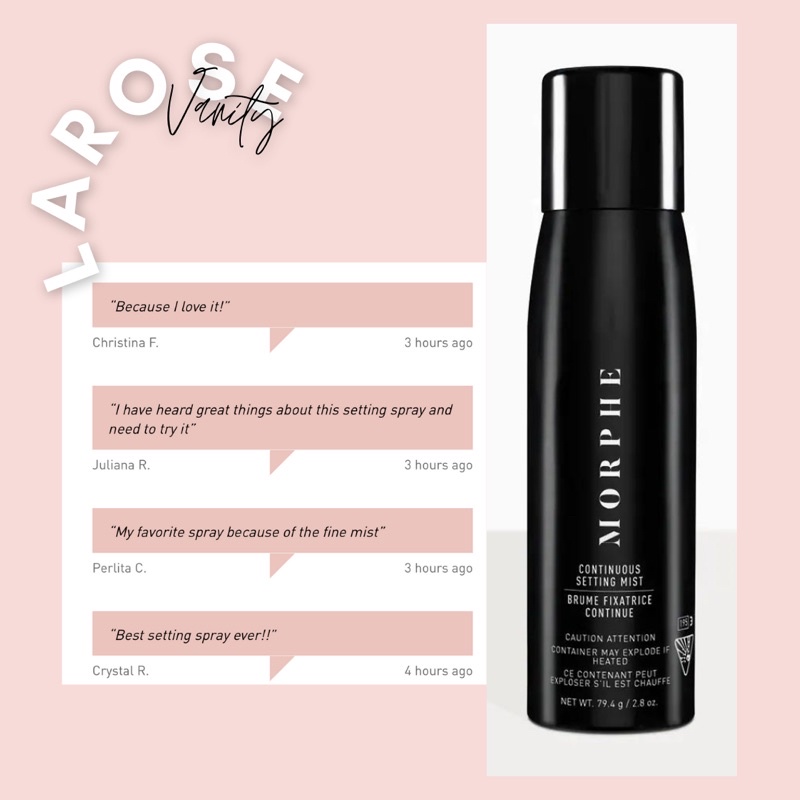 Set mỹ phẩm Morphe CONTINUOUS MIST 79.4G | BigBuy360 - bigbuy360.vn