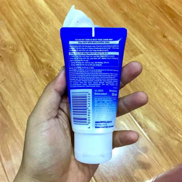 Sữa rửa mặt NIVEA TẠO BỌT SIÊU MỊN 50ml