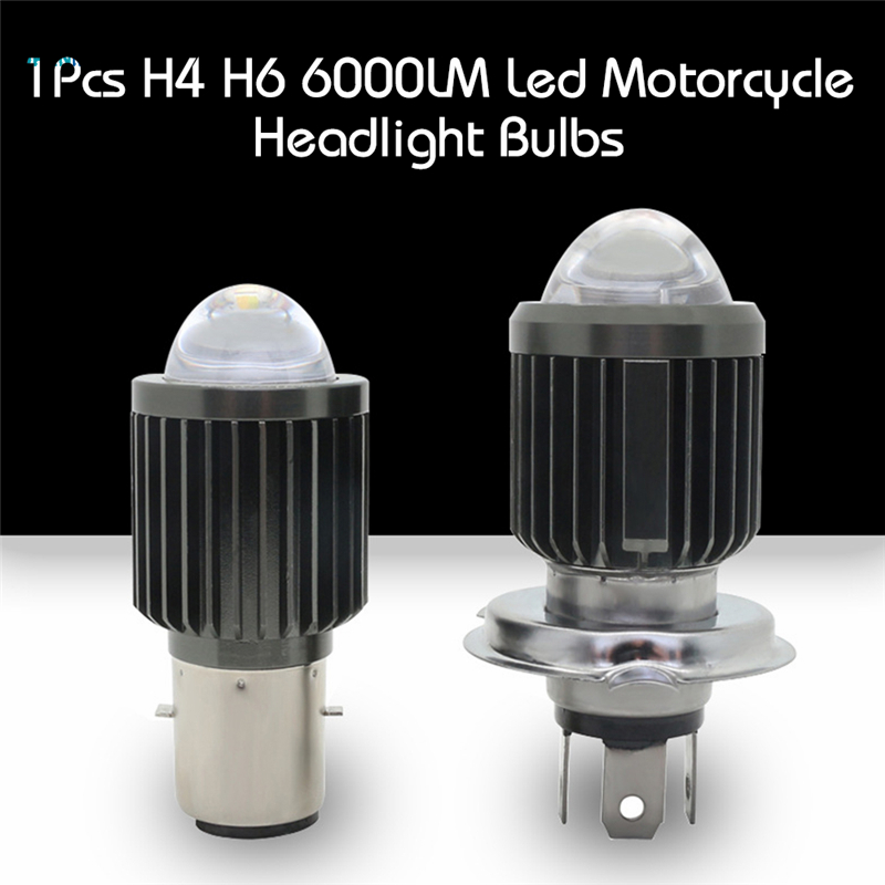 Đèn pha H4 H6 6000lm cho xe máy chất lượng cao