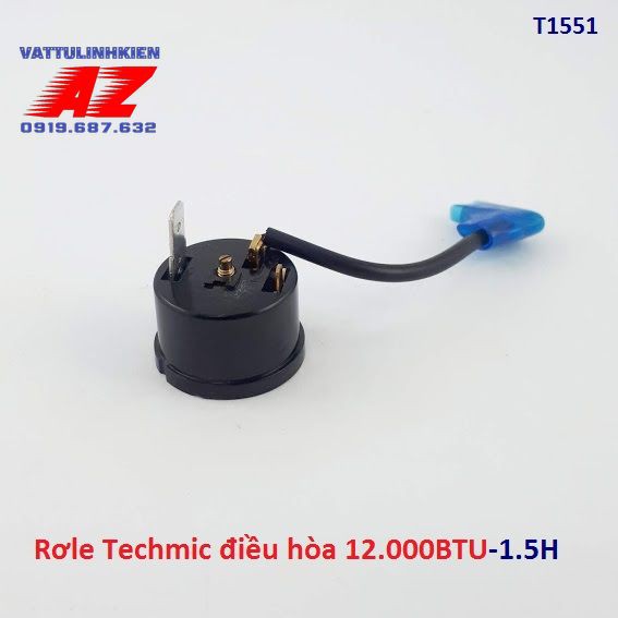 Rơle Techmic máy nén điều hòa 1HP - 1.5HP -2HP