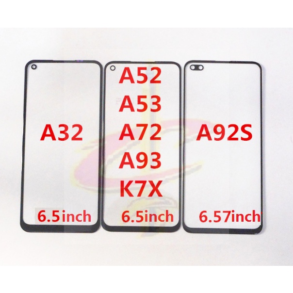 Ốp Điện Thoại Mặt Kính Họa Tiết LCD Cho OPPO A5 A9 A31 2020 A83 A91 A52 A72 A92 A12 A5S