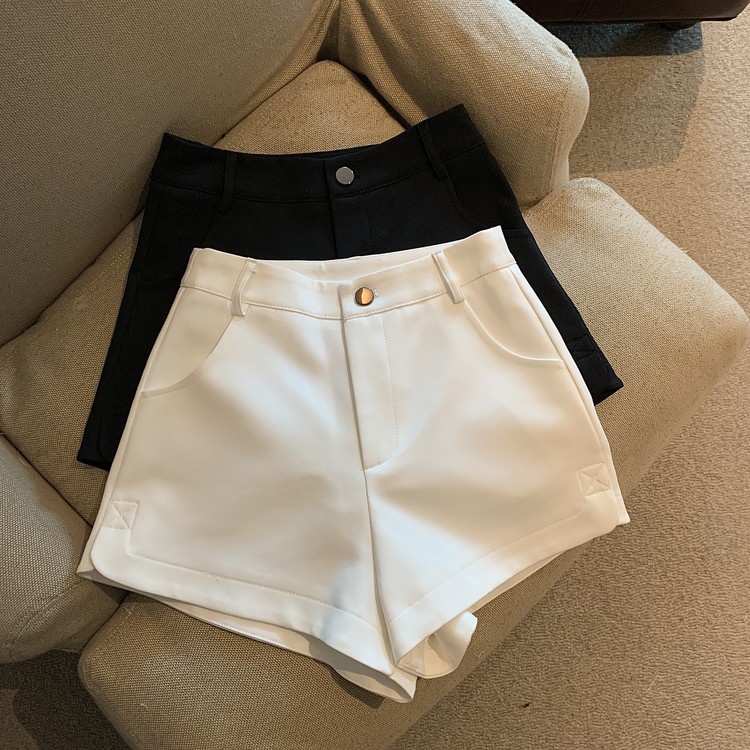 NUZIRO  Quần short  lưng cao màu sắc thanh lịch cho nữ