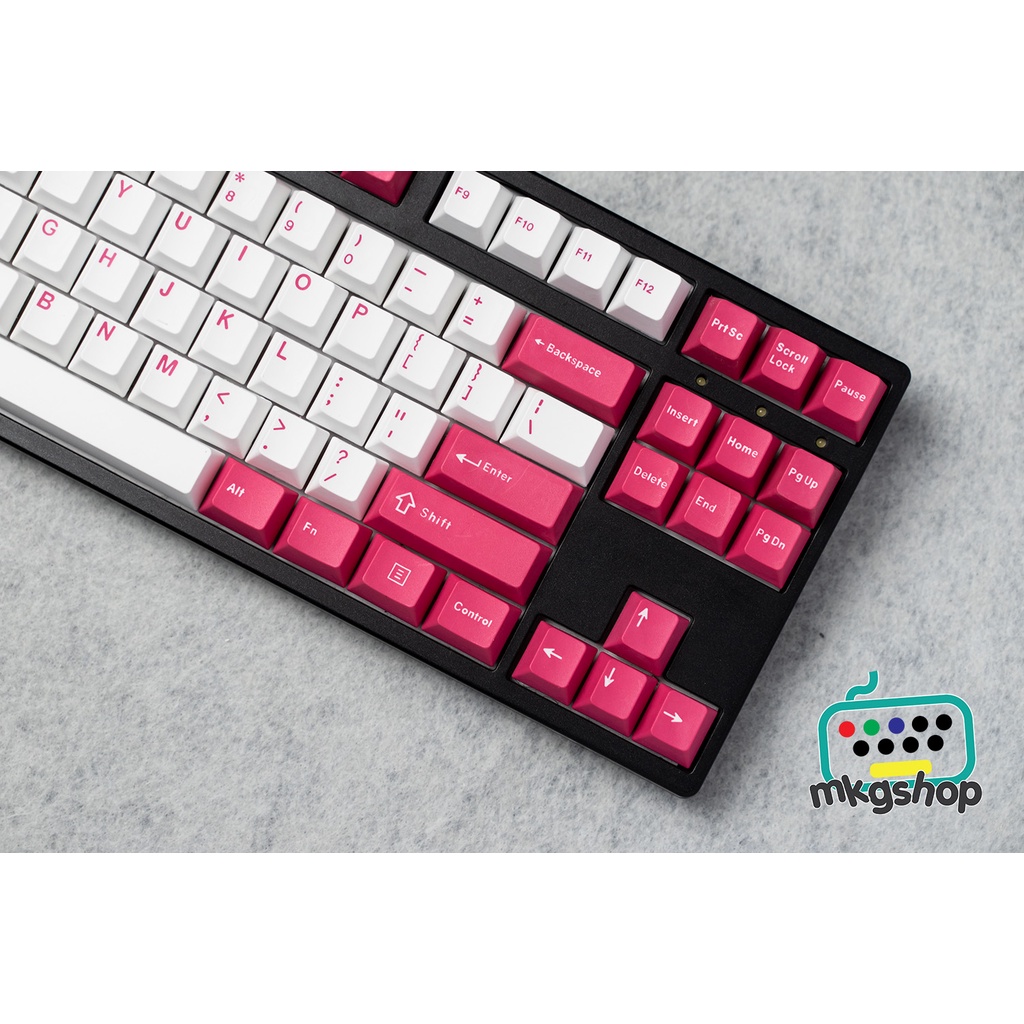 Keycap Valentine nhựa PBT in doubleshot sắc nét, cherry profile