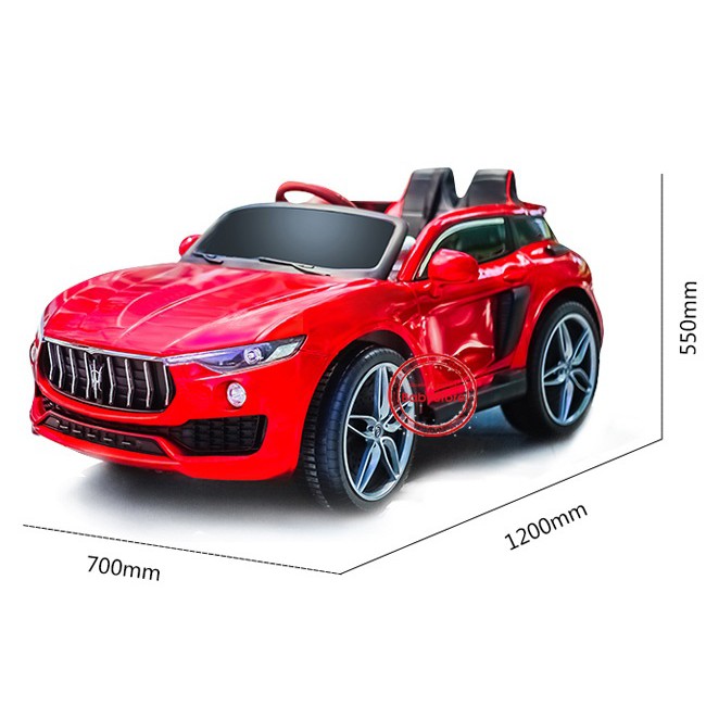 Xe ô tô điện trẻ em cao cấp MASERATI KUPAI-2021 4 động cơ 2 chỗ  Bình Ắc Quy 12V7A - DH STORE