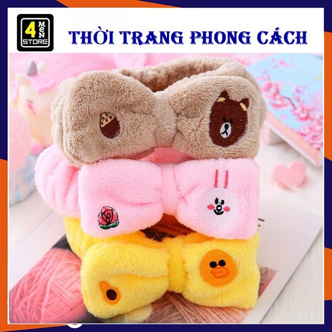 ⚡ Store4men - Băng đô hoạt hình kakao talk line friends gấu thỏ siêu cute dễ thương ⚡