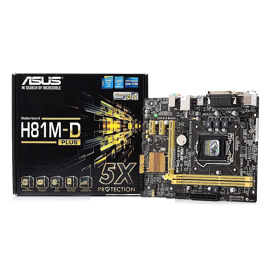 Main Asus , Gigabyte H81 socket 1150 main zin chưa sữa chữa