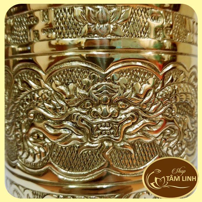 Lư Hương Đồng Cao 15.5 cm