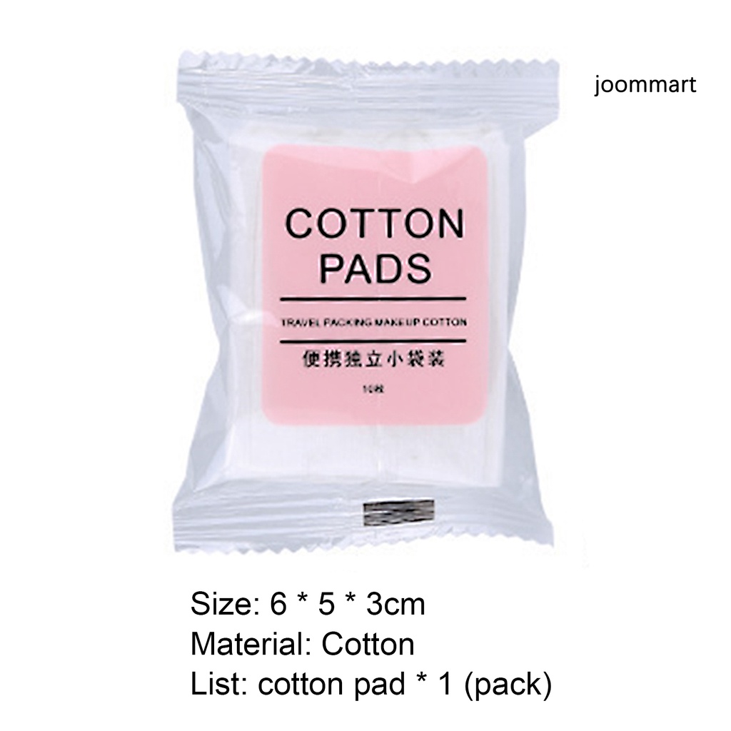 Bộ 10 Bông Tẩy Trang Hình Tròn Mềm Mại Thấm Hút Nước Cao Cho Gia Đình