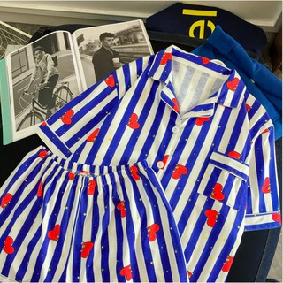 Đồ ngủ Pijama Bangtan ngắn