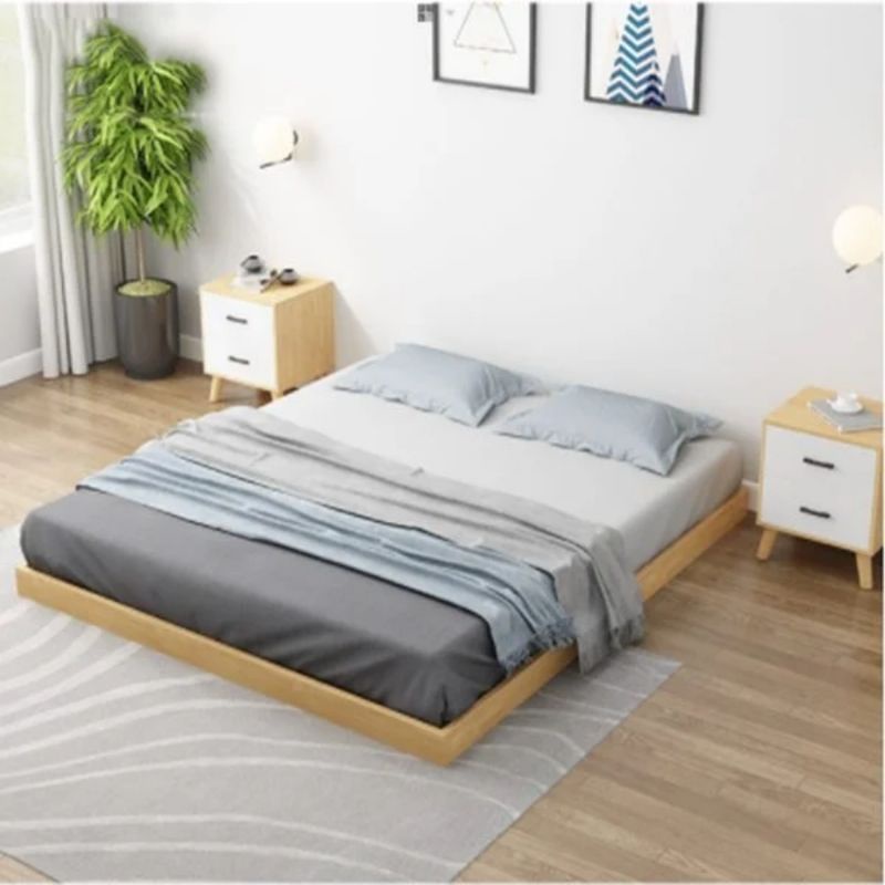 *ảnh thật* giường bệt phong cách nhật bản 1m2,1m4,1m6,1m8 #xuongnoithat.hcm