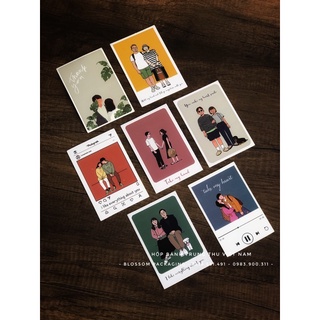 Set 20 thiệp Valentine đáng yêu