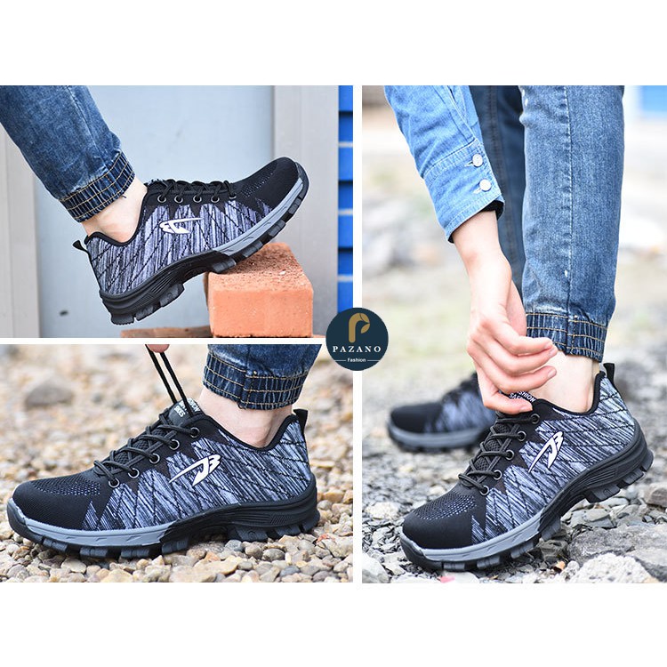 Giày Bảo Hộ Lao Động JB536 Cao Cấp, Mũi Thép, Đế Chống Đinh, Đế Đúc Nguyên Khối, Giày Bảo Hộ Nam [Có Video thực tế] | BigBuy360 - bigbuy360.vn