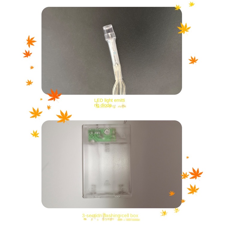 Dây Đèn Led Hình Quả Dứa Độc Đáo Dùng Trang Trí Phòng Ngủ