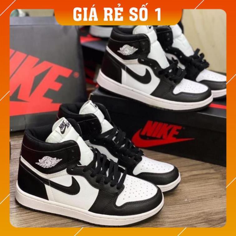 [ FREESHIP –BẢO HÀNH 12 THÁNG] GIÀY SNEAKER NAM NỮ JORDAN CAO CỔ ĐEN TRẮNG HOT TREND | BigBuy360 - bigbuy360.vn