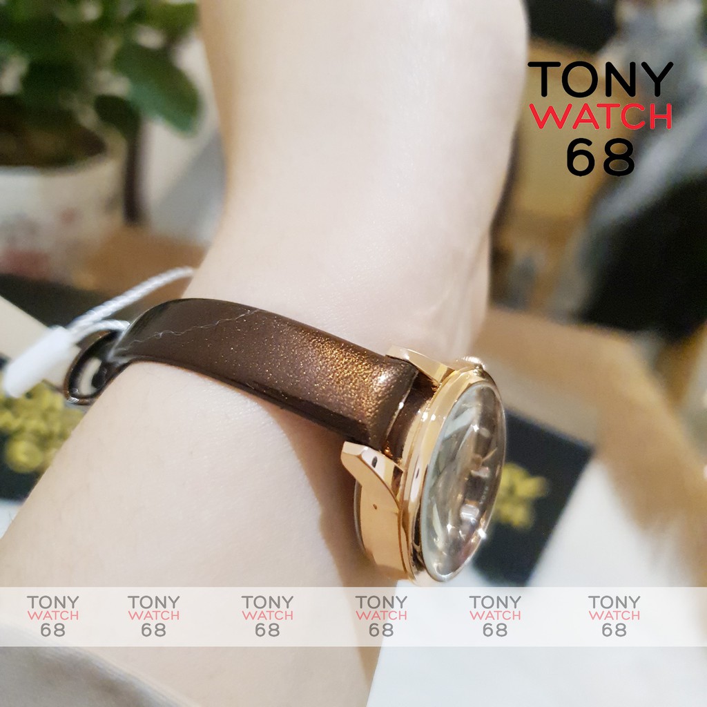  Đồng hồ nữ Bolun dây da mặt nhỏ đẹp số ngọc chống nước chính hãng Tony Watch 68 | BigBuy360 - bigbuy360.vn
