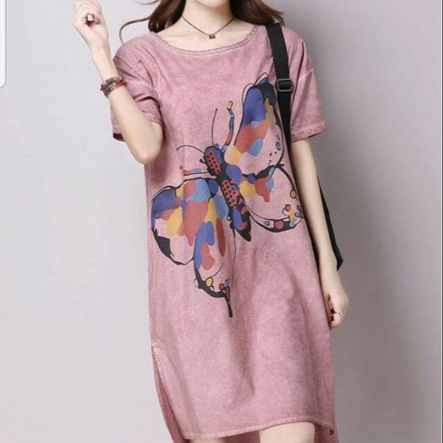 Đầm dáng suông hình bướm
