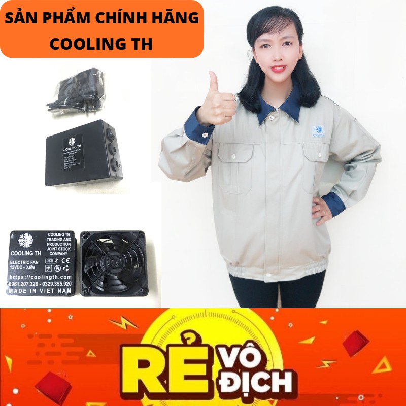 Áo Khoác Quạt Gió, Áo Điều Hòa, Áo Làm Mát Cho Công Nhân Lao Động