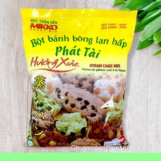 Bột Bánh Bông Lan Hấp 1kg.Bột Trộn Sẵn Mikko Hương Xưa.Xốp Nhẹ Không Sử Dụng Trứng Dễ Thực Hiện