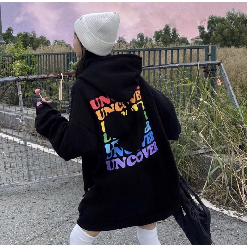 Áo Hoodie Uncover Full Tag Basic COLORFUL POWER Khoác Nỉ - DIONS STORE