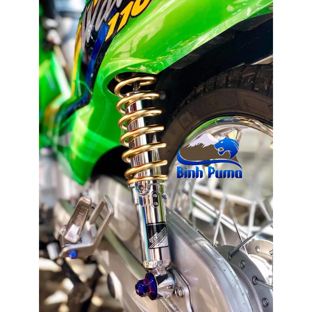 Phuộc TAKEGAWA Size 330 Màu Vàng Xi Gold