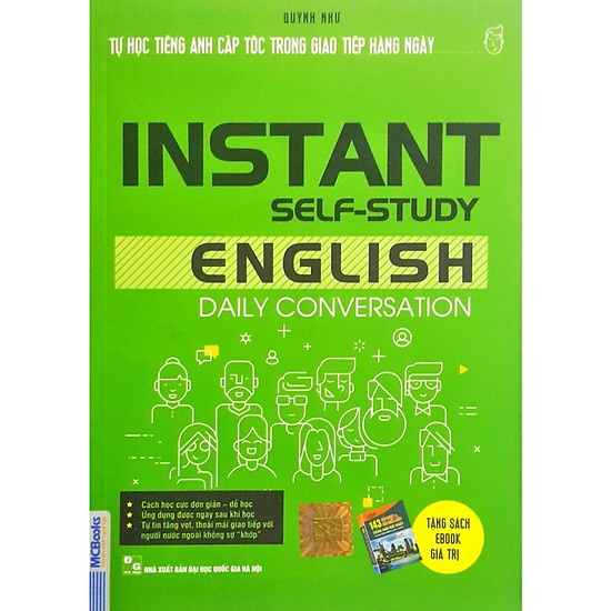 Sách - Tự Học Tiếng Anh Cấp Tốc Trong Giao Tiếp Hàng Ngày - Instant Self-Study English Daily Conversation