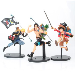 Bộ 03 Mô Hình Nhân Vật One Piece Sabo,Monkey.D Luffy.Portgas D.ACE Phiên Bản Mania
