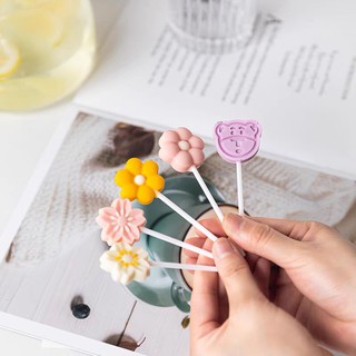 Khuôn silicon làm kẹo lollipop/ kẹo mút