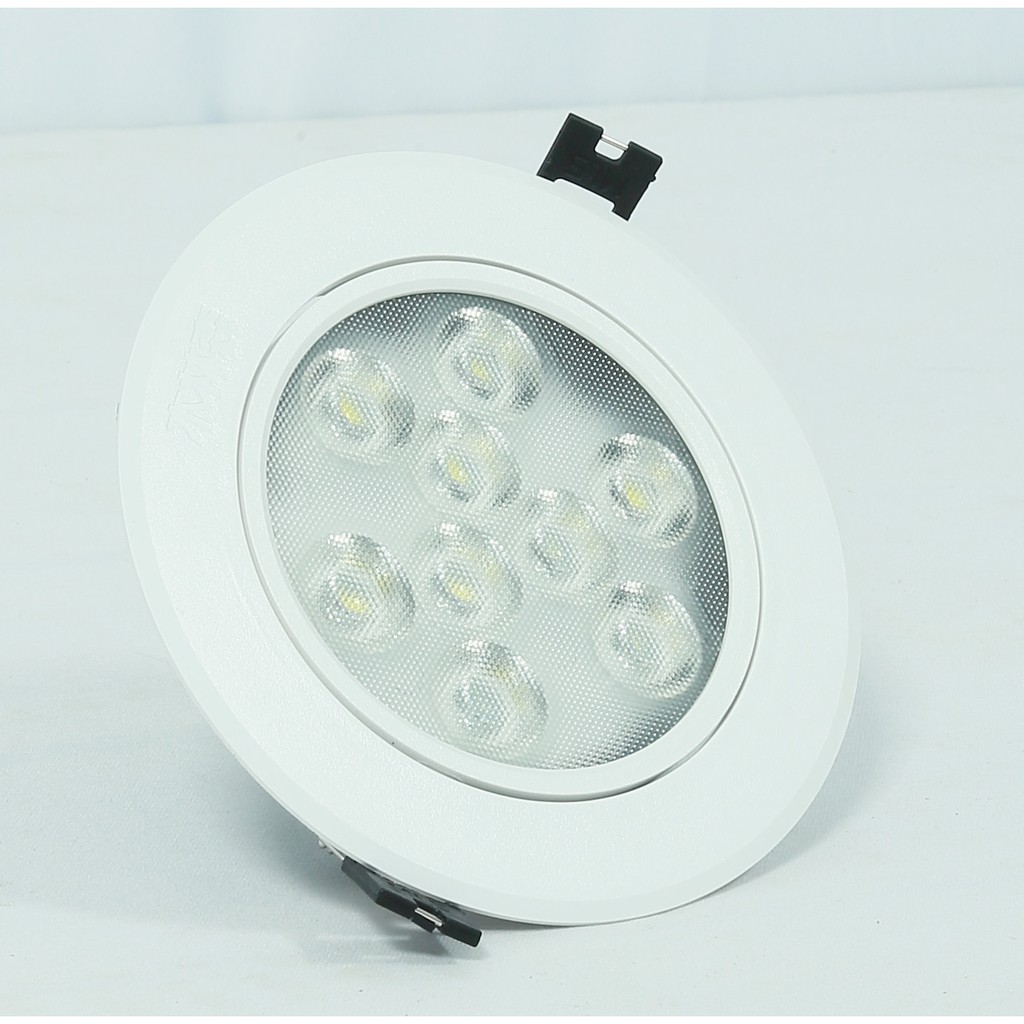 ĐÈN LED ÂM TRầN 9W, 15W, 18W, 21W -đèn dowlight âm trần 9W lỗ khoét 100mm mắt ếch, đèn âm trần