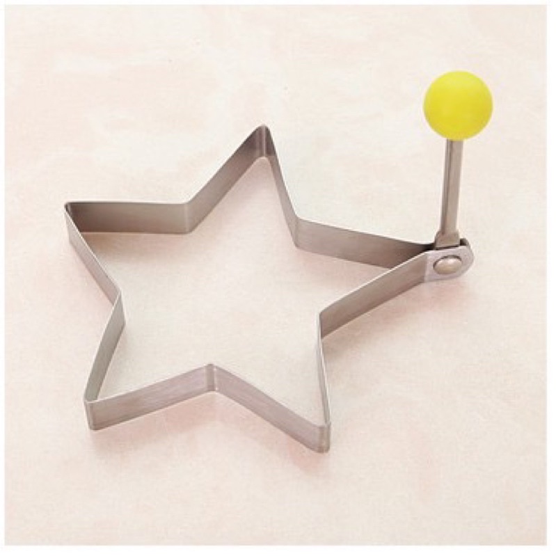 Khuôn Rán Trứng Ốp La, Bánh - Khay Chiên Tạo Nhiều Hình Cute Có Núm Cầm