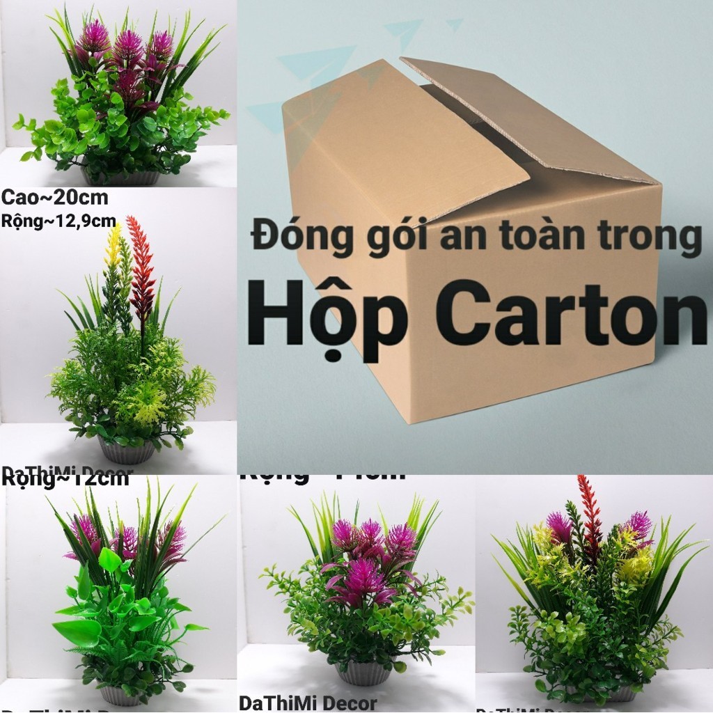 Cây cỏ nhựa Size Lớn dùng để trang trí hồ cá, tiểu cảnh, bàn làm việc, bàn học .