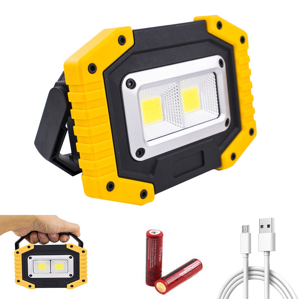Đèn Leb Cắm Trại, Đèn Đa Năng, Sáng 12H Dùng 2 Pin 18650 | BigBuy360 - bigbuy360.vn