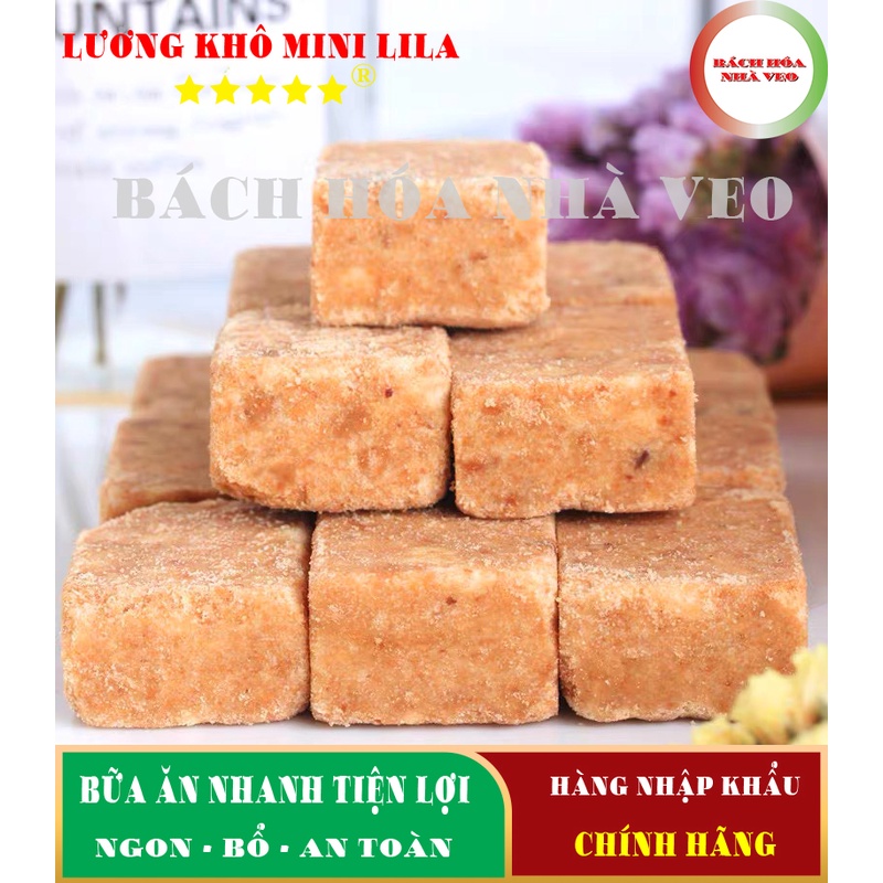 Lương Khô Mini LiLa, Bánh Lương Khô Nhỏ Dinh Dưỡng Cao, Tự Chọn Vị, Hàng Chính Hãng - Date Mới