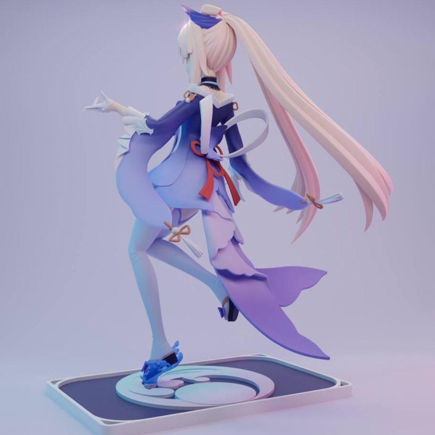 Mô Hình Sangonomiya Kokomi Genshin Impact Bằng Chất Liệu Nhựa Resin - Cao 18 cm