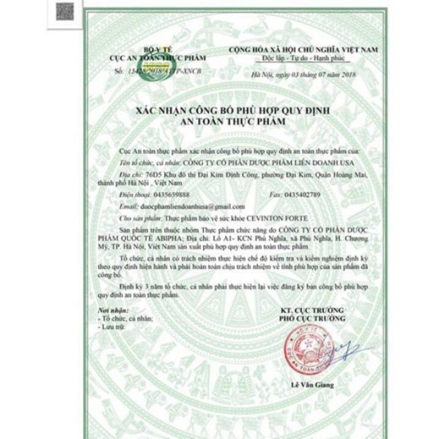 Cevinton Forte Hộp 3 vỉ- giúp tăng cường tuần hoàn não | BigBuy360 - bigbuy360.vn