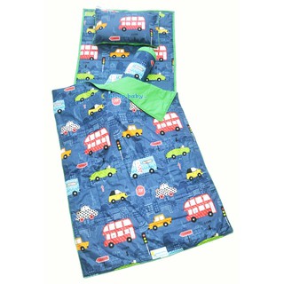 Bộ Nệm Chăn Gối Cho Bé Đi Học Hình Xe Hơi SleepBaby