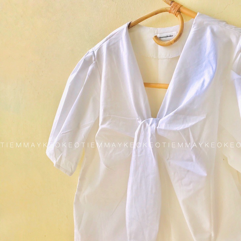 Áo blouse kiểu hàn vải kate chất đẹp, hàng thiết kế đặt may theo số đo, inbox chọn màu vải hoặc kiểu