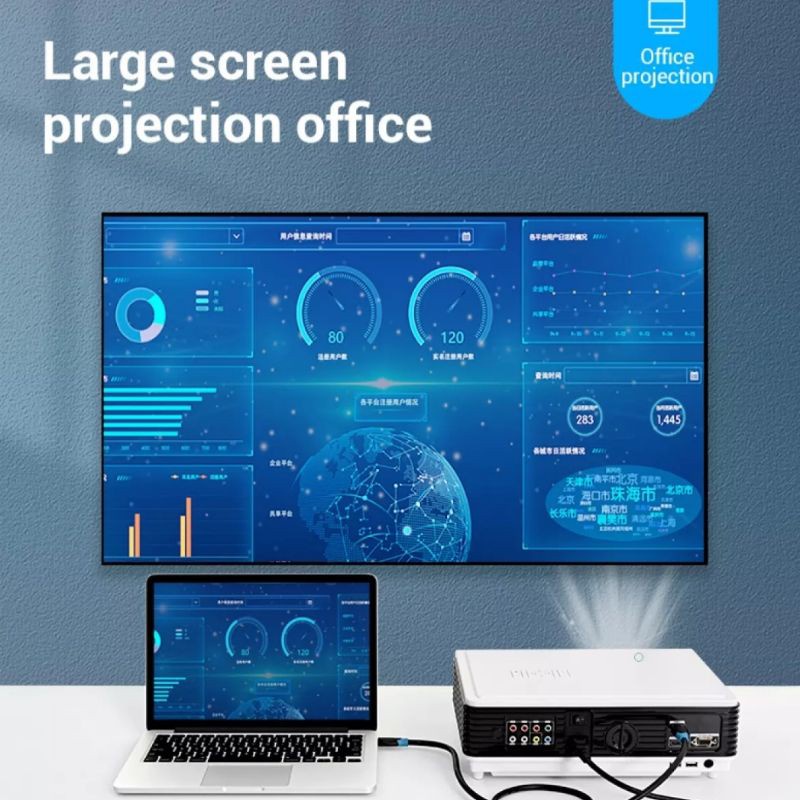 Dây cáp HDMI Vention 2.0 4K 60Hz 1.5m cho máy tính Laptop PS3 PS4 siêu bền Tuấn Hà Store