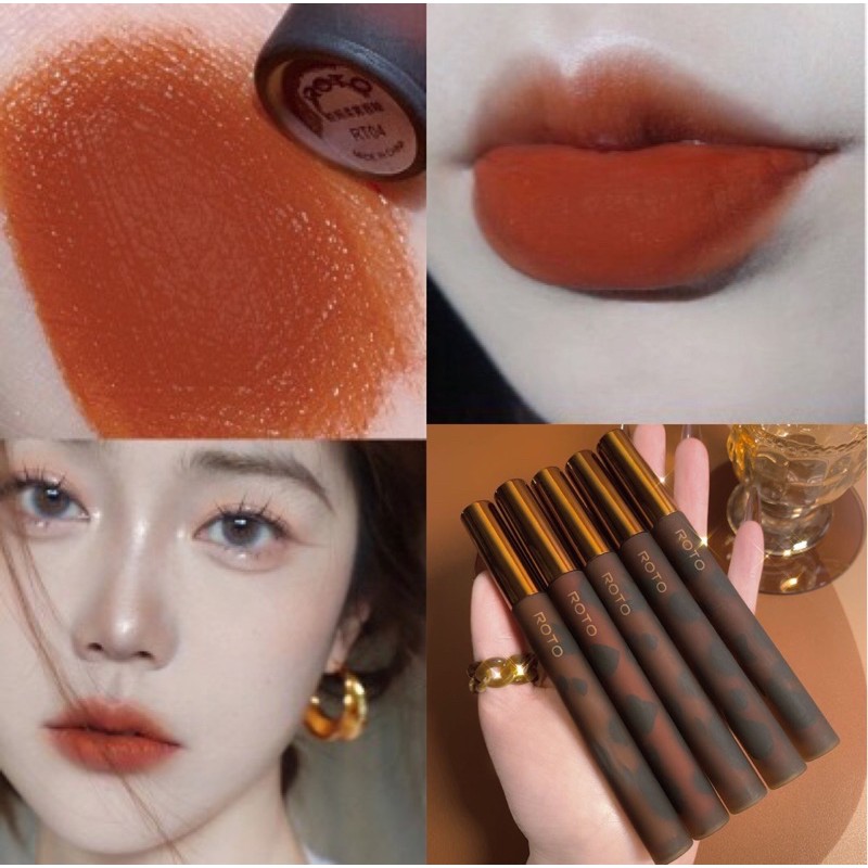 Son Kem Lì ROTO Lên Màu Siêu Chuẩn và Mềm Mại Như Nhung Velvet Tint