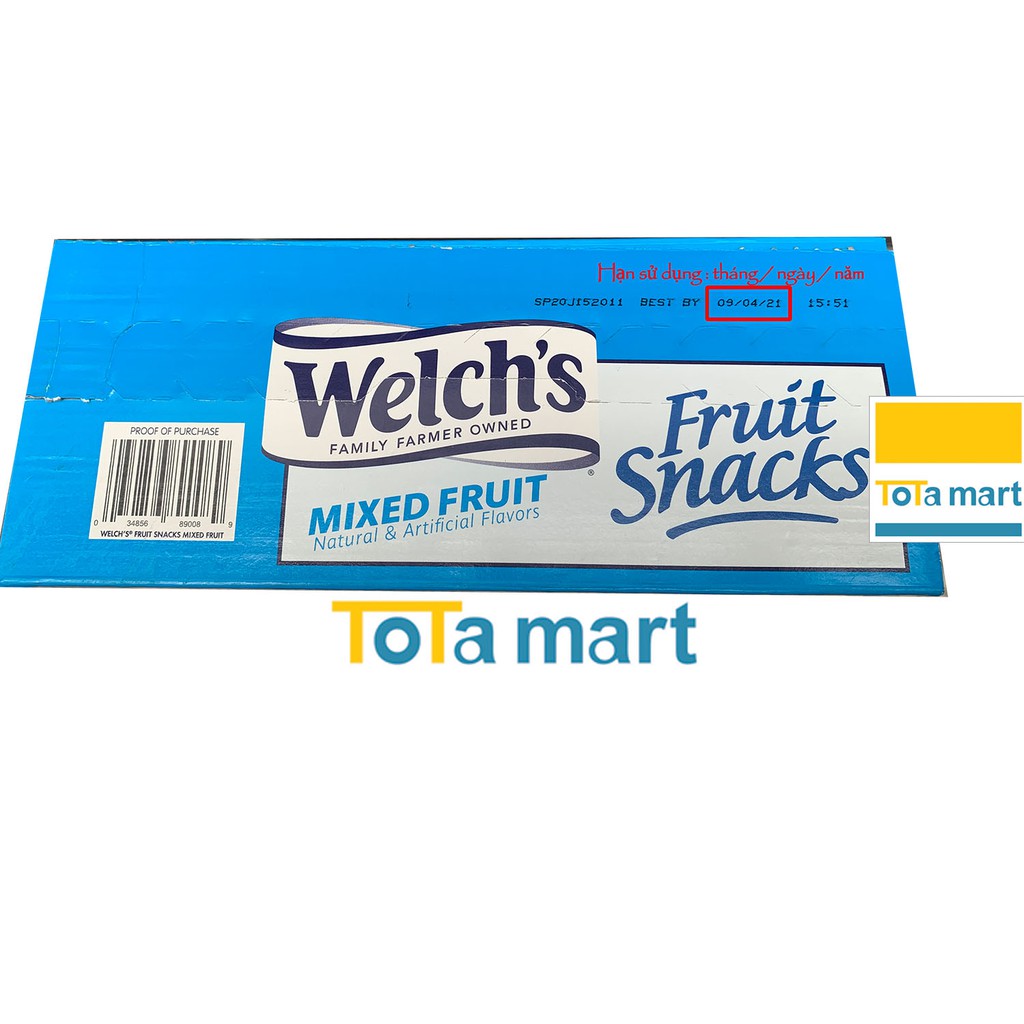 Kẹo dẻo WELCH'S . Xuất xứ: Mỹ. HSD 09/2021. | BigBuy360 - bigbuy360.vn